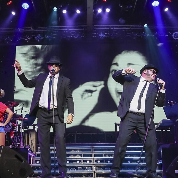Chris und Geoff Dahl alias The Blues Brothers