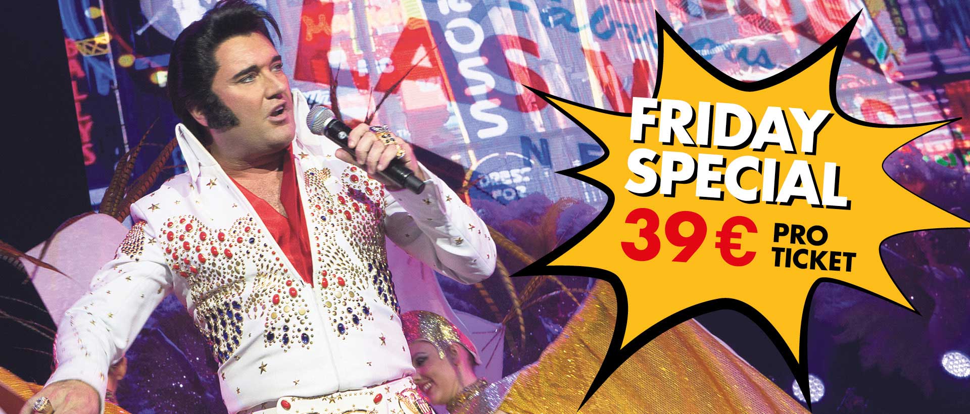 Snack + Drink + Show bei “Elvis – Das Musical”